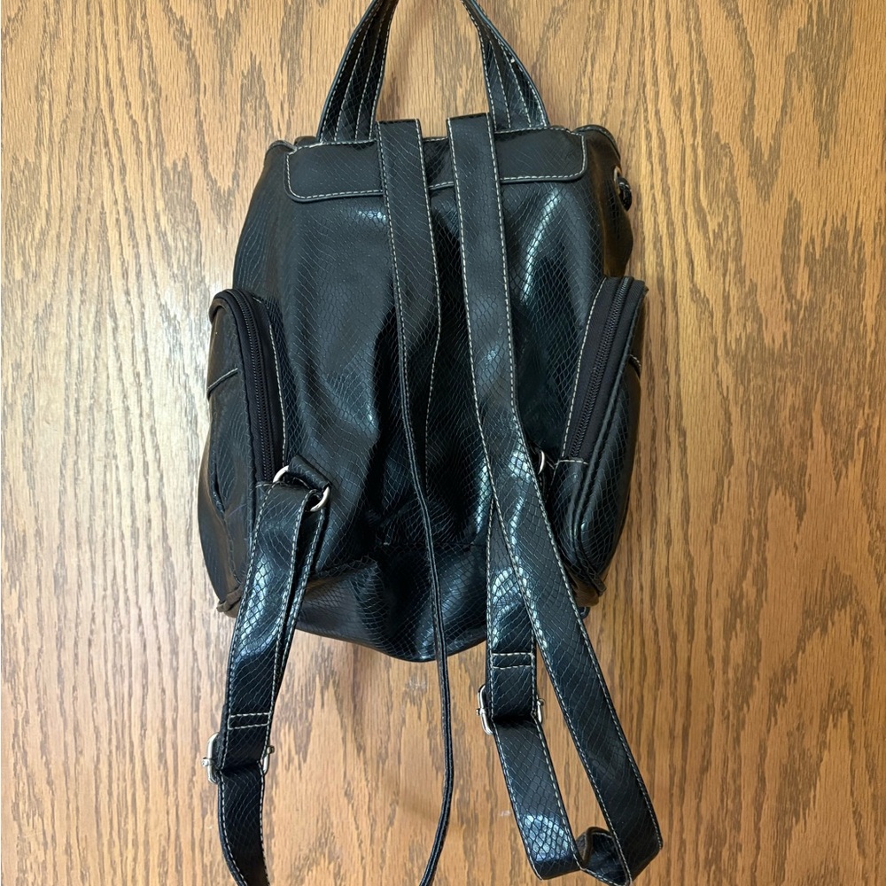 Black Mini Backpack - image 2